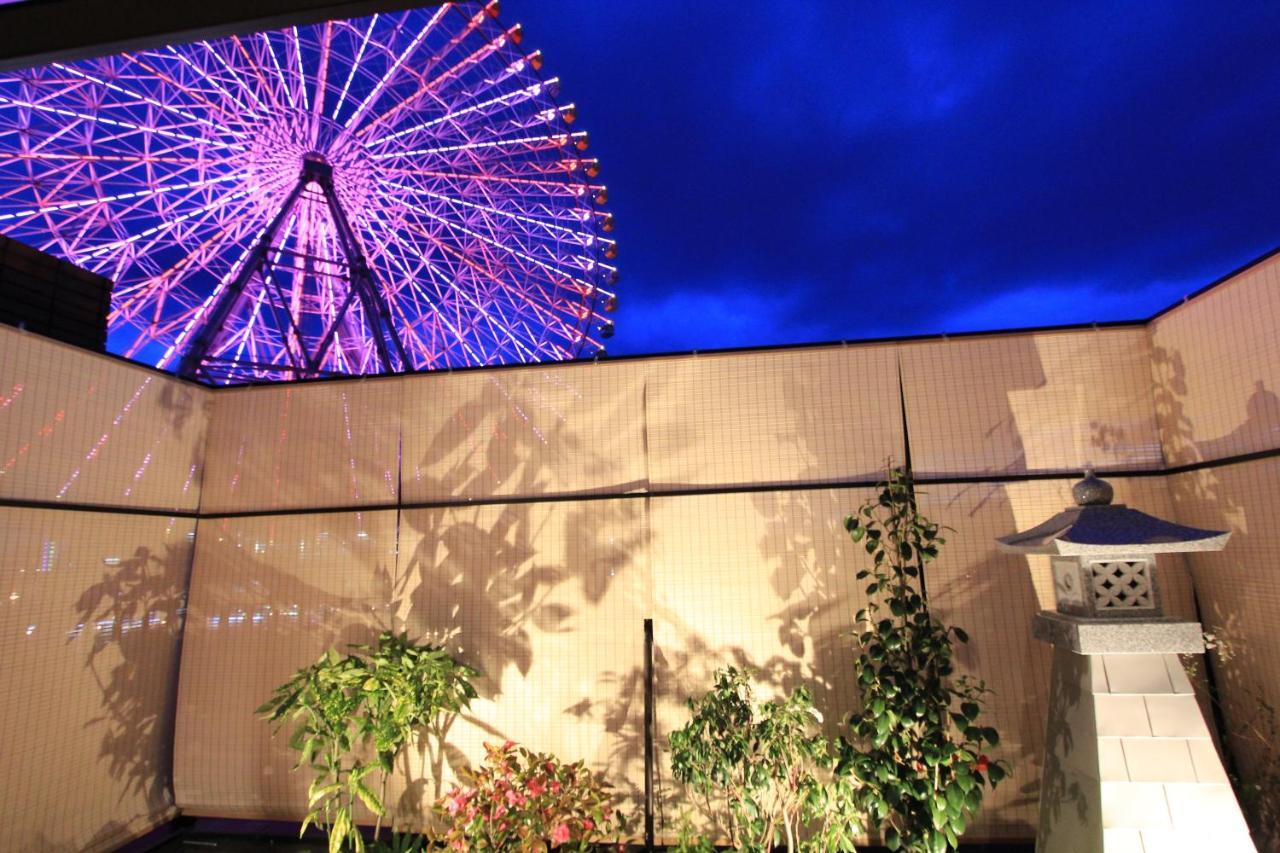 Konjakuso Osaka Tempozan "Ikesu" Projection M Apping Spa Konjakuso Osaka Tempozan "Takadoro" Wheel View Exteriör bild
